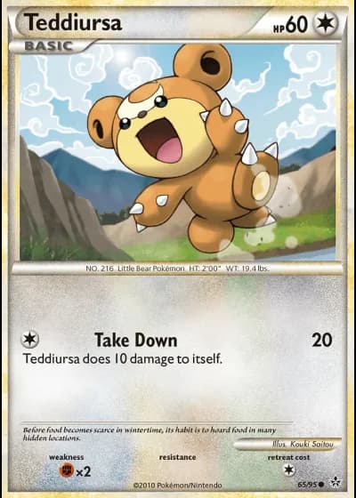 Teddiursa #65/95 — Unleashed