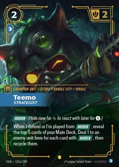 Teemo, Strategist #121a/352 — Origins