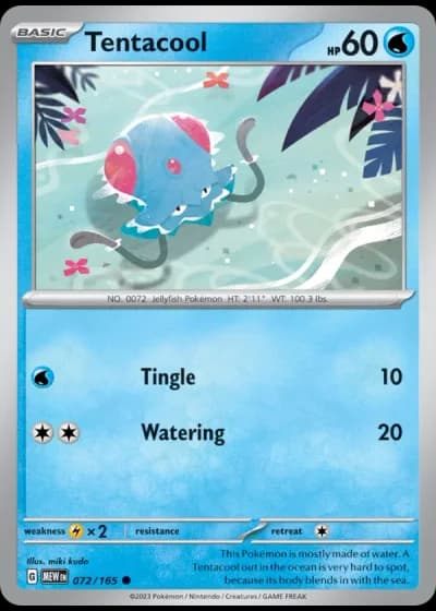 Tentacool #072/165 — 151