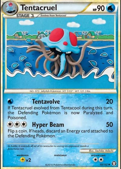 Tentacruel #50/102 — Triumphant
