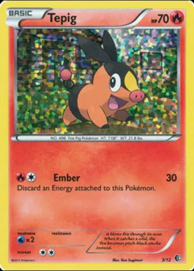 Tepig #3/12 — McDonald's Collection 2011