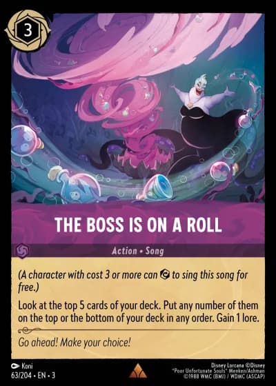 The Boss is on a Roll #63/204 — Into the Inklands