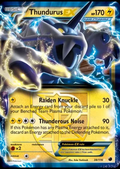 Thundurus-EX #38-bw9/58 — World Championships 2013