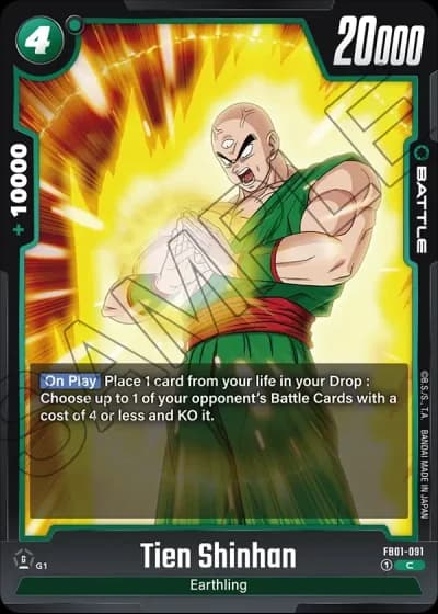 Tien Shinhan  FB01-091 — Awakened Pulse (FB01)