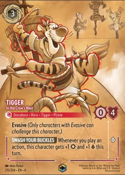 Tigger - In the Crow's Nest #215/204 — Azurite Sea