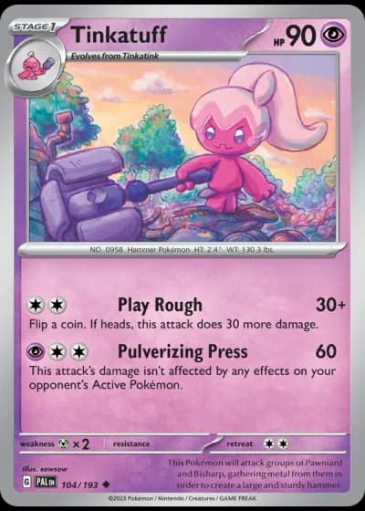 Tinkatuff #104/193 — Paldea Evolved