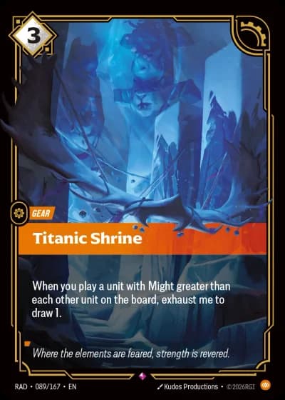 Titanic Shrine #089/189 — Radiance