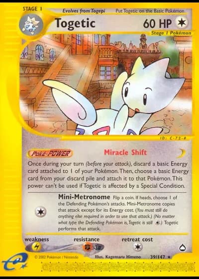 Togetic #39/147 — Aquapolis