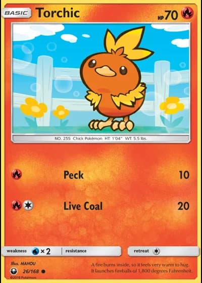 Torchic #26/168 — Celestial Storm