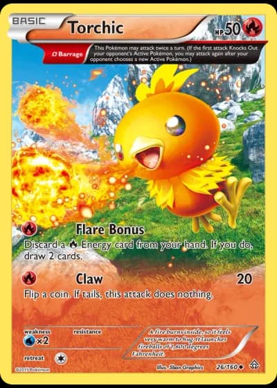 Torchic #26/160 — Primal Clash
