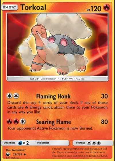 Torkoal #29/168 — Celestial Storm