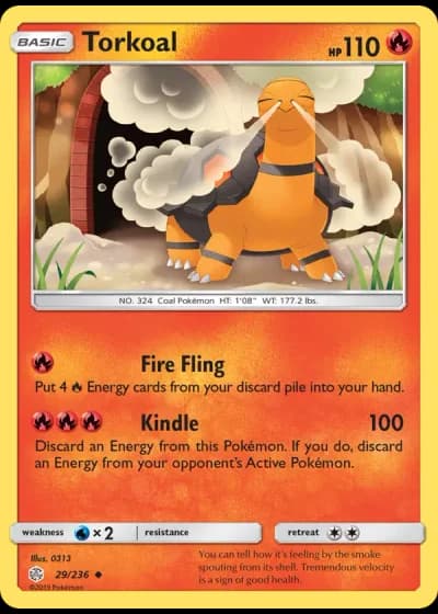 Torkoal #29/236 — Cosmic Eclipse