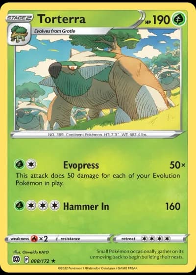 Torterra #008/172 — Brilliant Stars