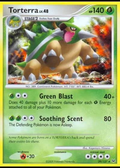 Torterra #39/127 — Platino
