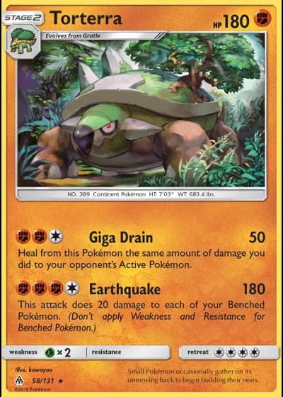 Torterra #58/131 — Forbidden Light