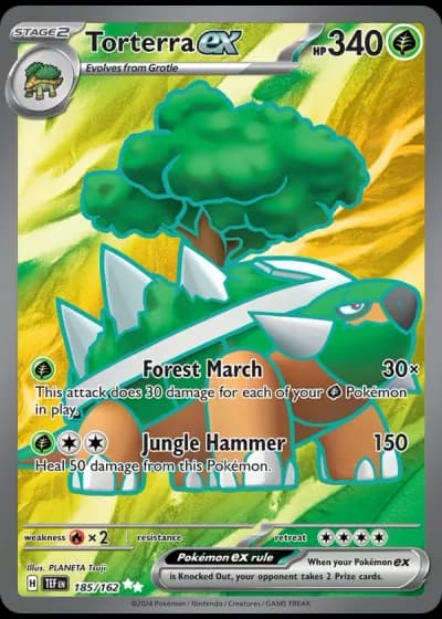 Torterra ex #185/162 — Temporal Forces