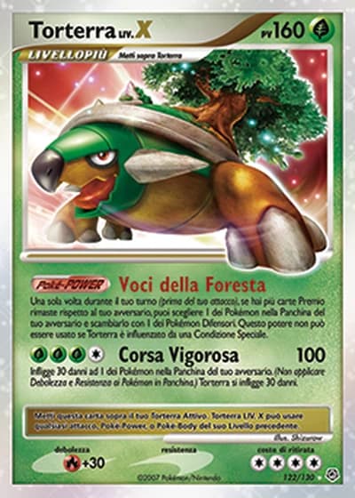 Torterra LIV.X #122/130 — Diamante & Perla