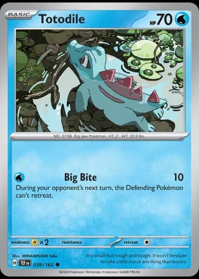 Totodile #039/162 — Temporal Forces