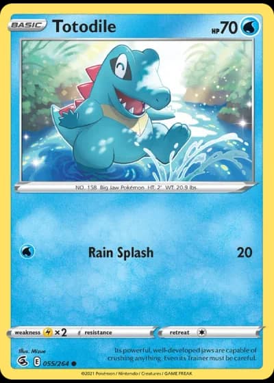 Totodile #55/264 — Fusion Strike