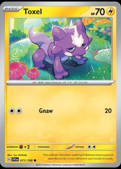 Toxel #071/198 — Scarlet & Violet