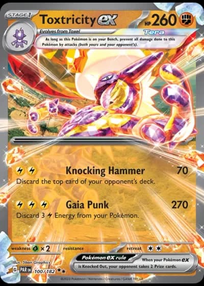 Toxtricity ex #100/182 — Paradox Rift