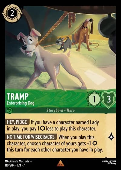 Tramp - Enterprising Dog #110/204 — Archazia's Island
