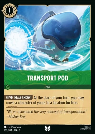 Transport Pod #100/204 — Azurite Sea
