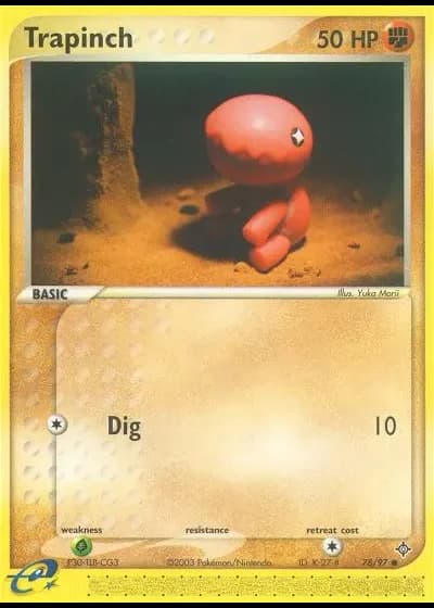 Trapinch #78/97 — Dragon