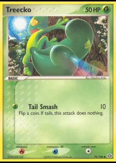 Treecko #70/106 — Emerald
