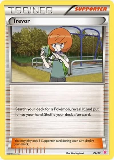 Trevor #24/30 — XY trainer Kit (Wigglytuff)