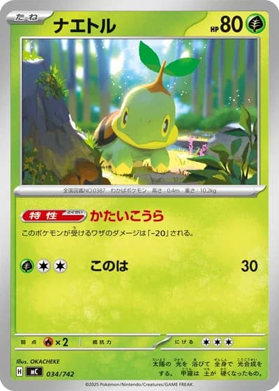 Turtwig #34/742 — Start Deck 100 Battle Collection