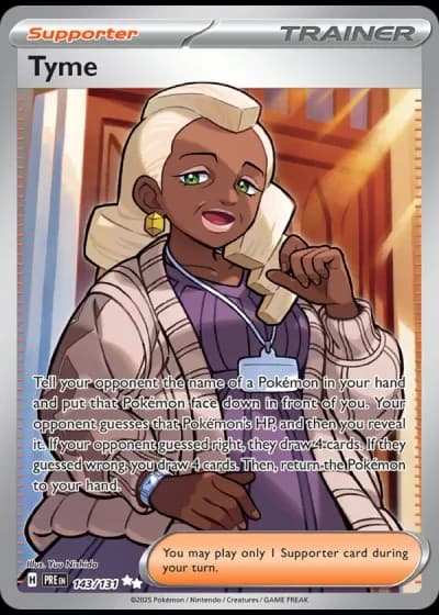 Tyme #143/131 — Prismatic Evolutions