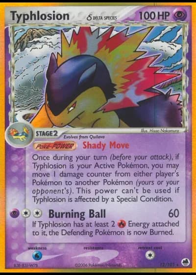 Typhlosion #12/101 — EX L'Isola dei Draghi