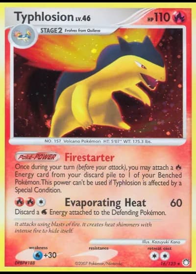 Typhlosion #16/123 — Mysterious Treasures