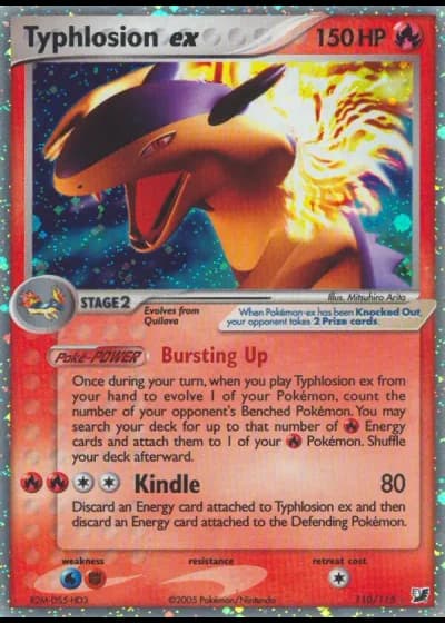 Typhlosion ex #110/115 — EX Forze Segrete