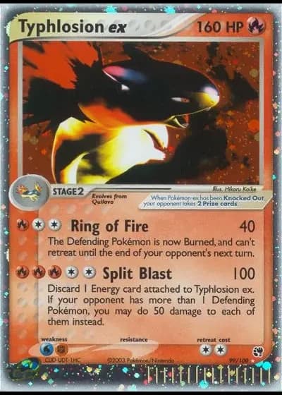 Typhlosion ex #99/100 — Sandstorm