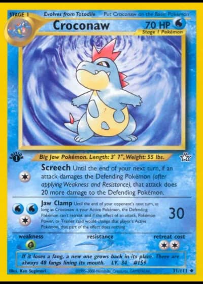 Tyracroc (1. Edition) #31/111 — Neo Genesis (1. Edition)