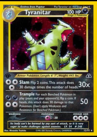 Tyranitar #12/75 — Neo Discovery