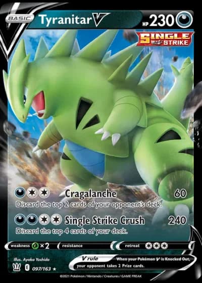 Tyranitar V #97/163 — Battle Styles