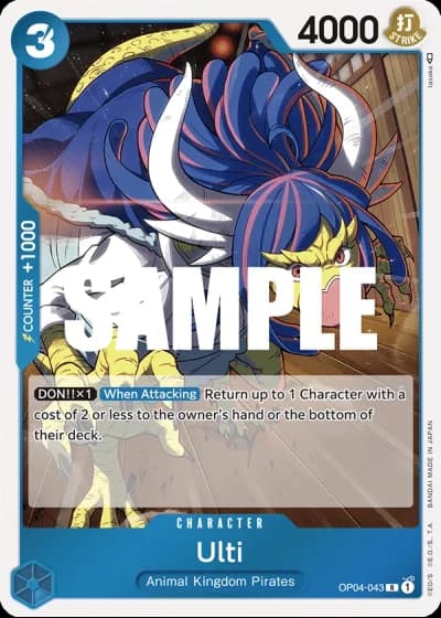 Ulti (OP04-043) — Kingdoms of Intrigue (OP04)