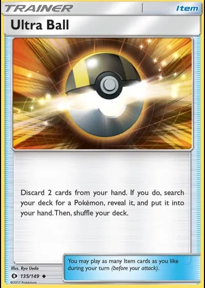 Ultra Ball #135/149 — Sun & Moon
