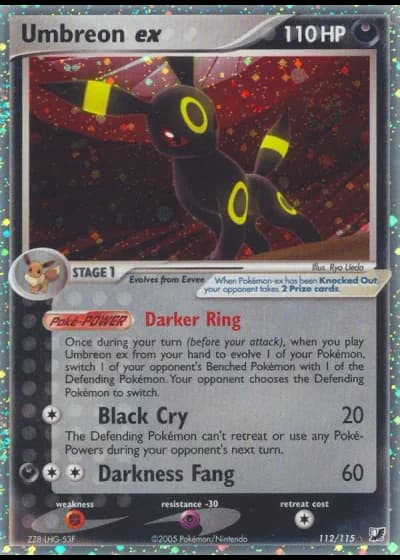 Umbreon ex #112/115 — Unseen Forces