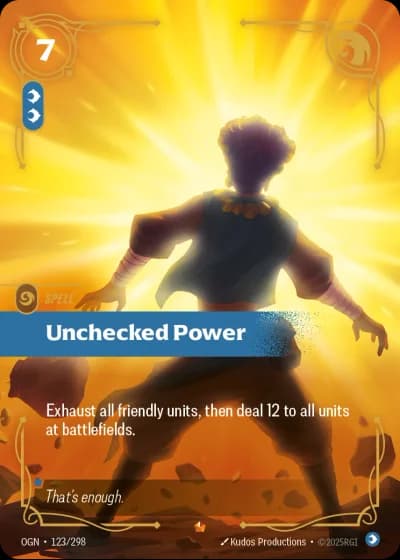 Unchecked Power #123/352 — Origins