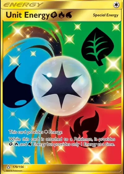 Unit Energy GrassFireWater #170/156 — Ultra Prism