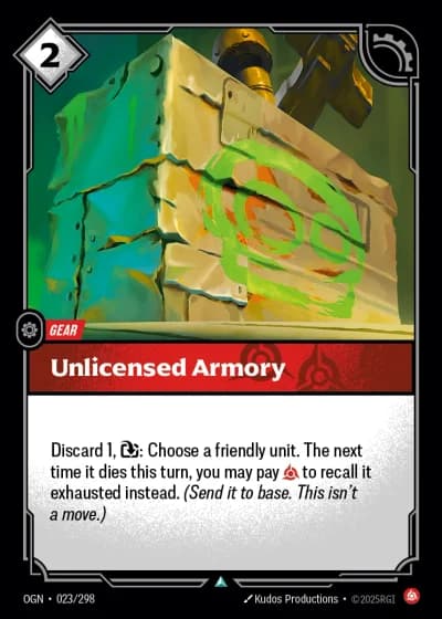 Unlicensed Armory #023/352 — Origins