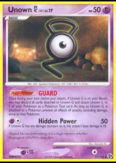 Unown G #57/106 — Great Encounters