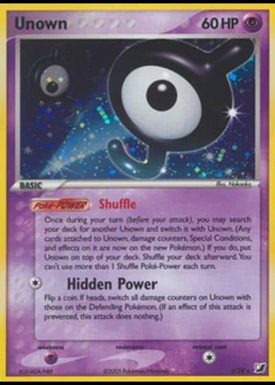 Unown J/28 — Unseen Forces Unown Collection