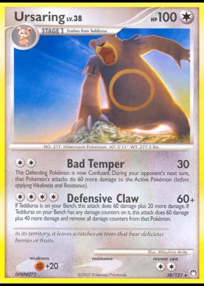 Ursaring #38/123 — Tesori Misteriosi