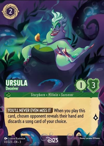 Ursula - Deceiver #3/204 — Into the Inklands