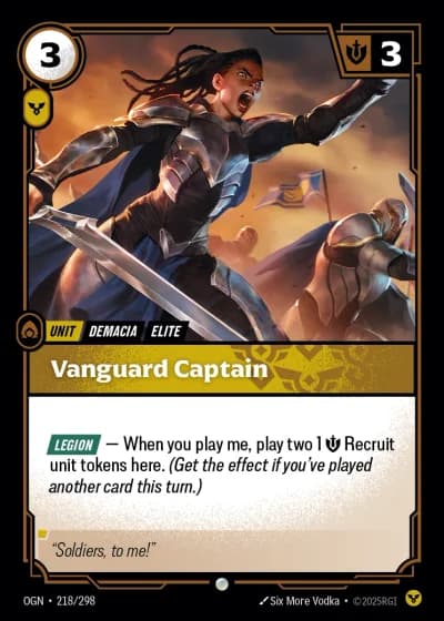 Vanguard Captain #218/352 — Origins